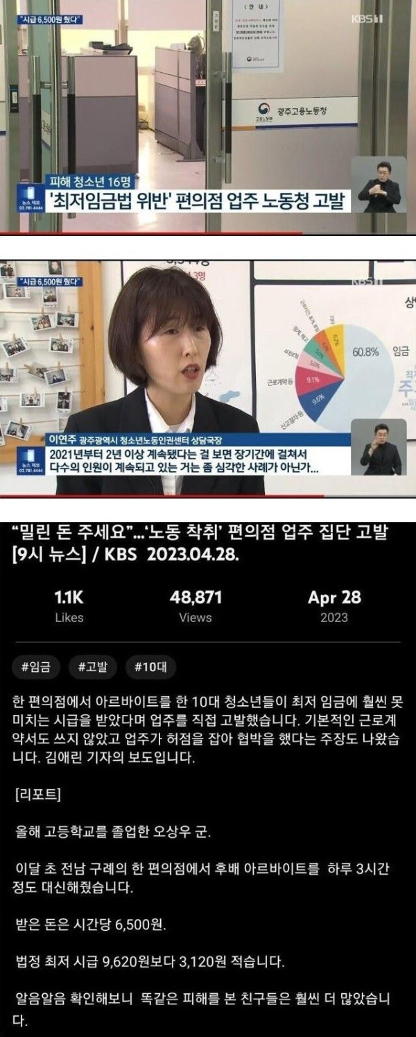 고딩들이 편의점을 고발한 이유